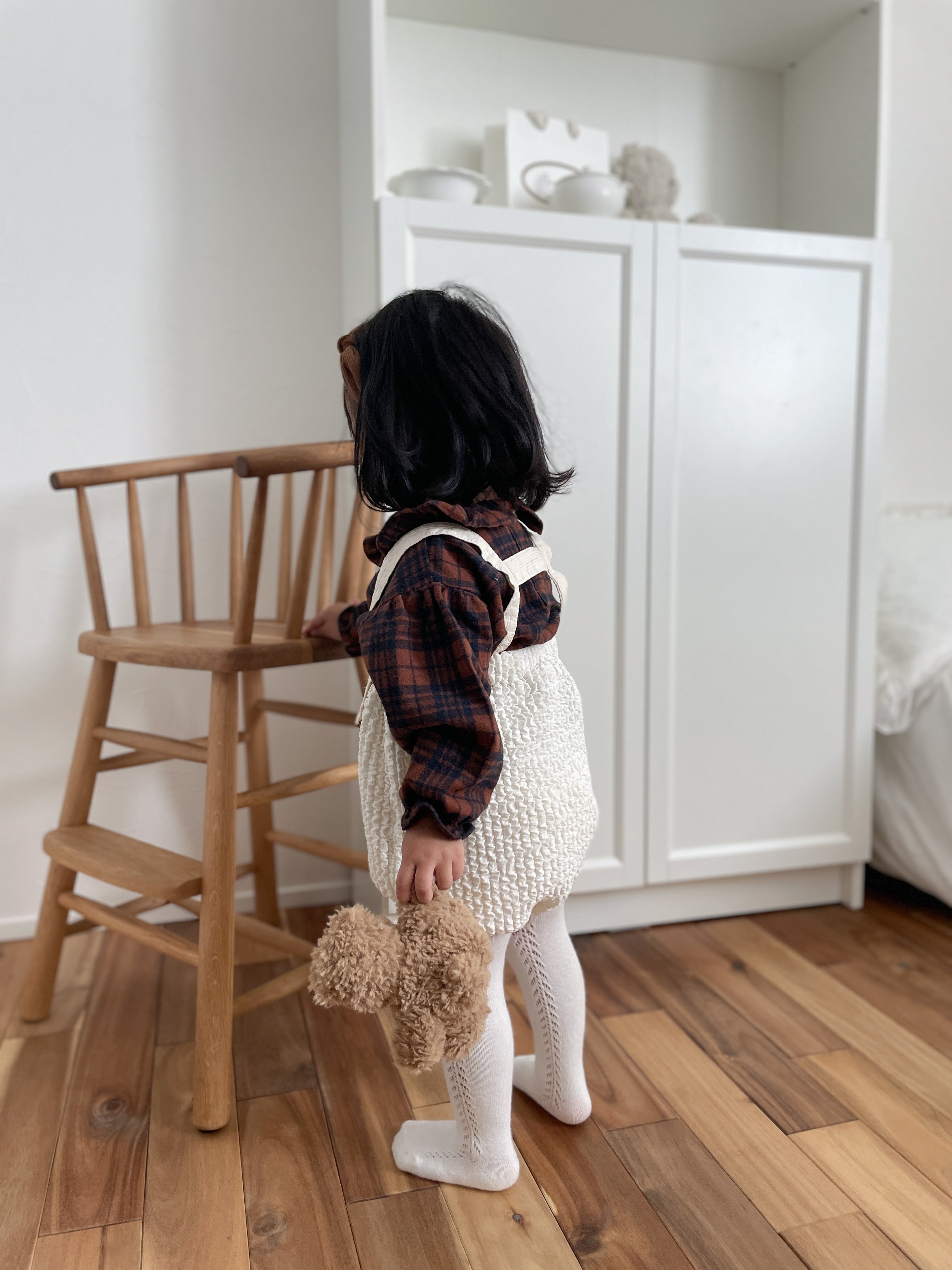 ［mimi market］Check heidi blouse
