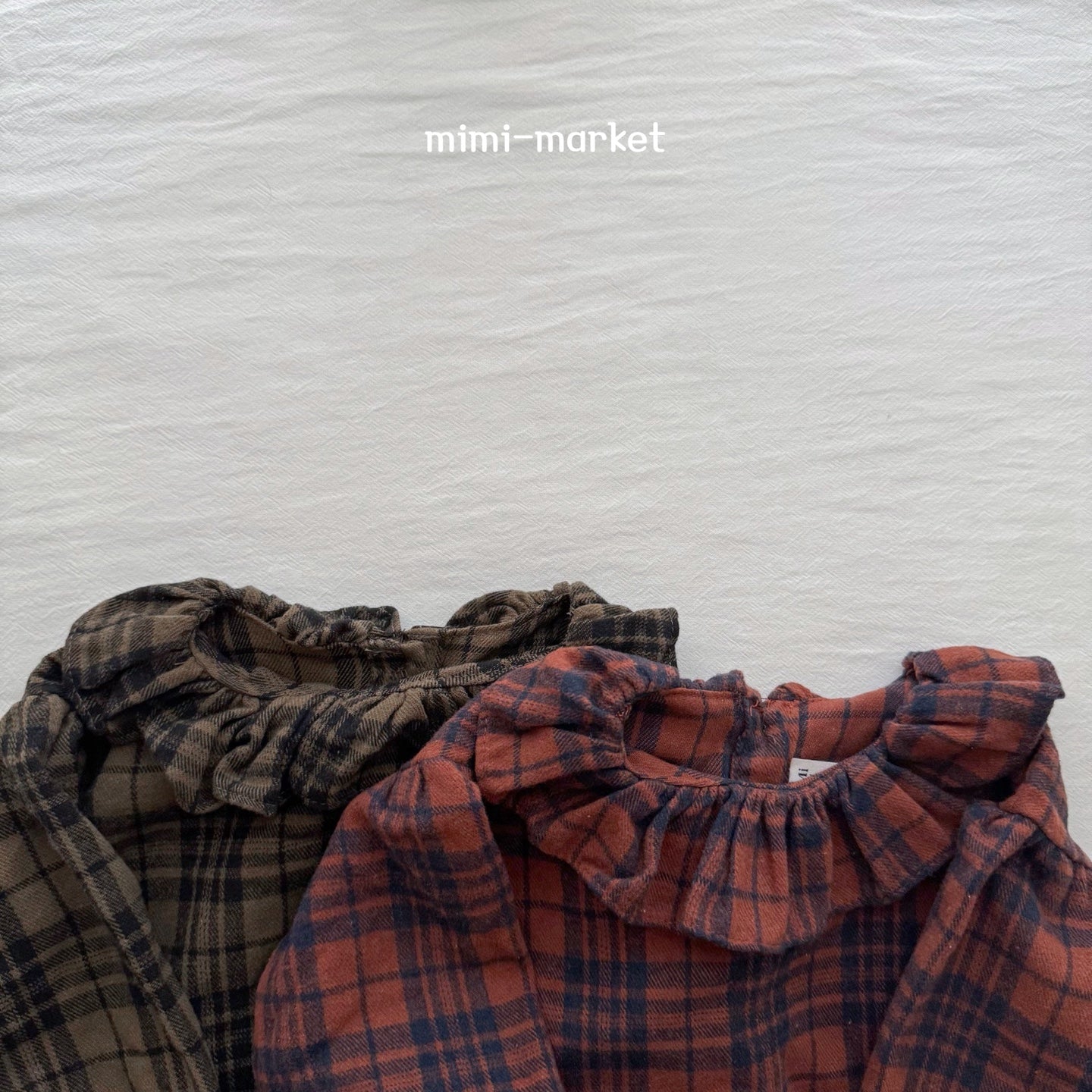 ［mimi market］Check heidi blouse