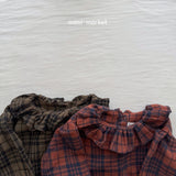 ［mimi market］Check heidi blouse