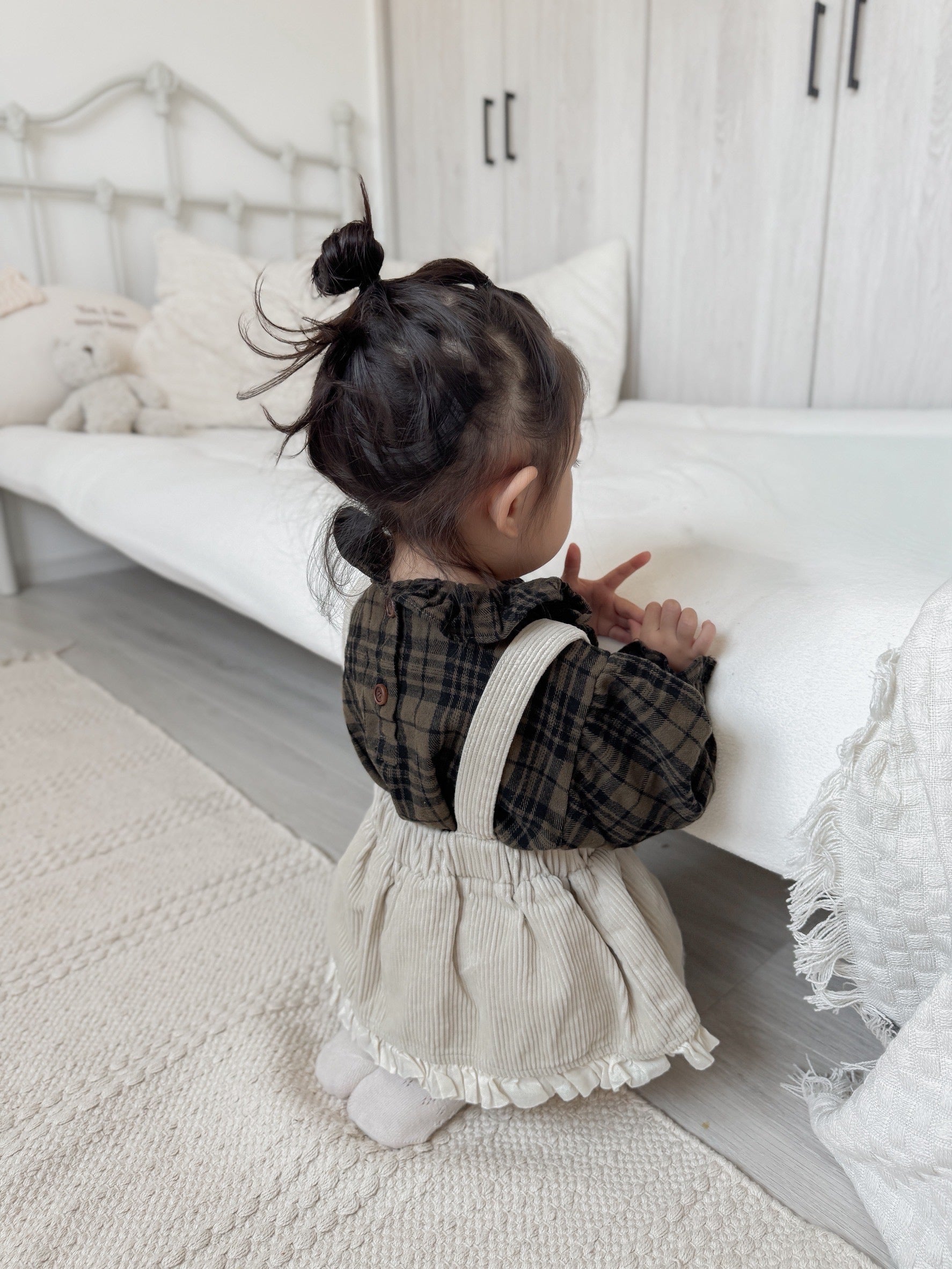 ［mimi market］Check heidi blouse