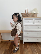 ［mimi market］Corduroy frill cancan skirt