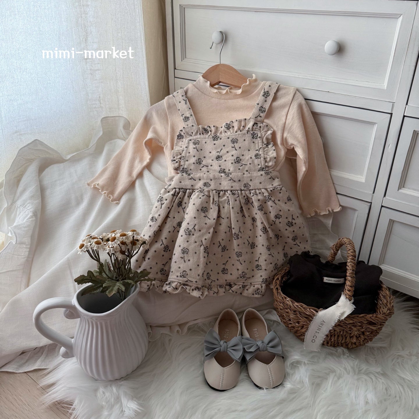 ［mimi market］Cosa suspender one-piece