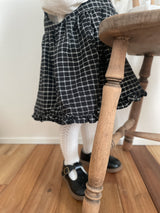 ［mimi market］Check frill one-piece