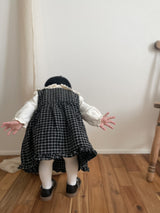 ［mimi market］Check frill one-piece
