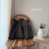 ［mimi market］Check frill one-piece