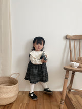 ［mimi market］Check frill one-piece