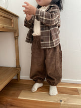 ［mimi market］Corduroy pocket pants