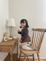 ［mimi market］Frill jacquard tops