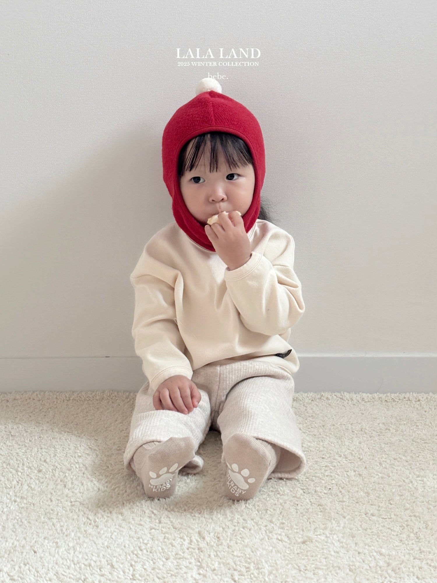 ［Lala land］Pompom bonnet (baby)