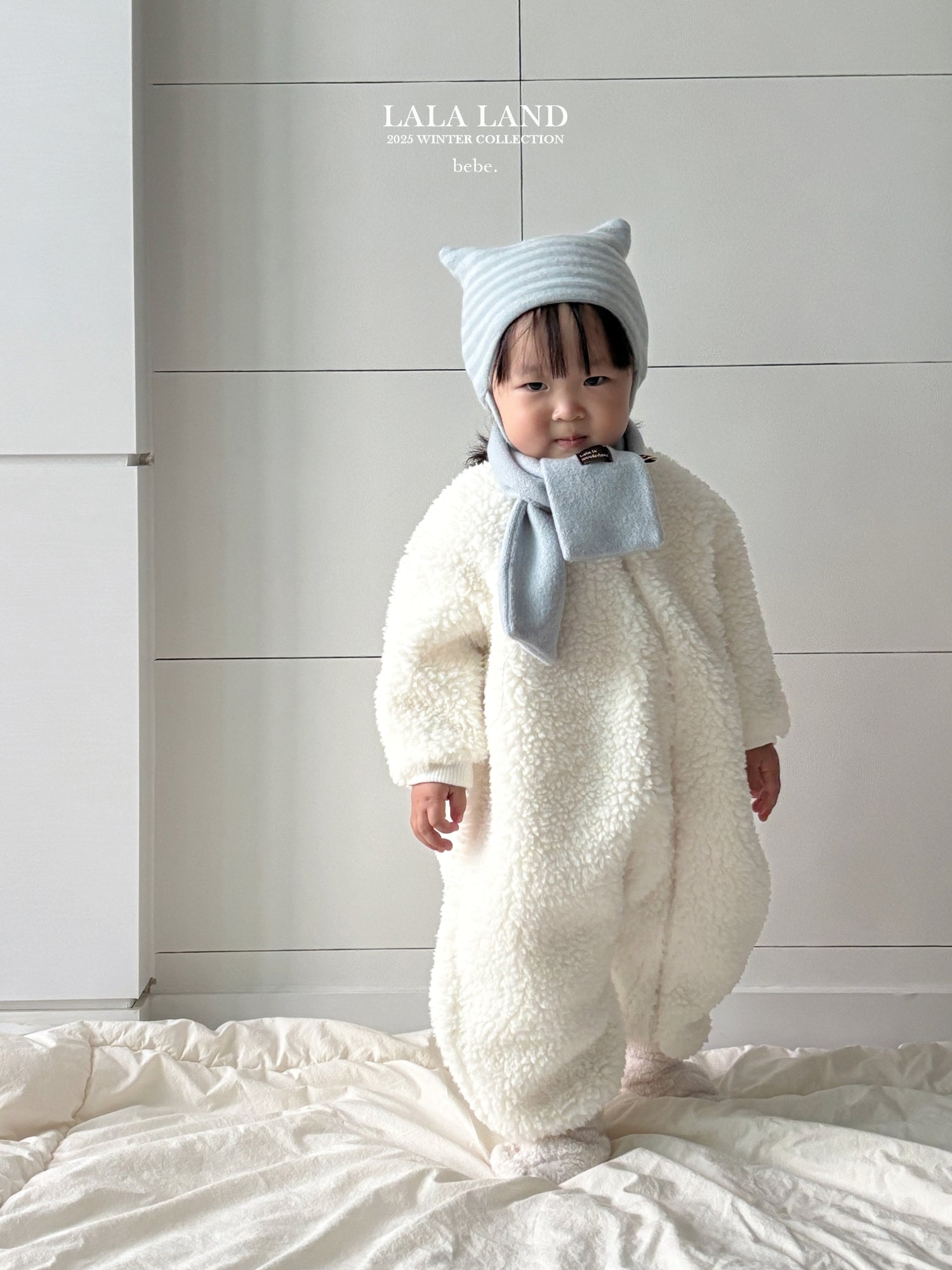 ［Lala land］Poodle zip suit (baby)