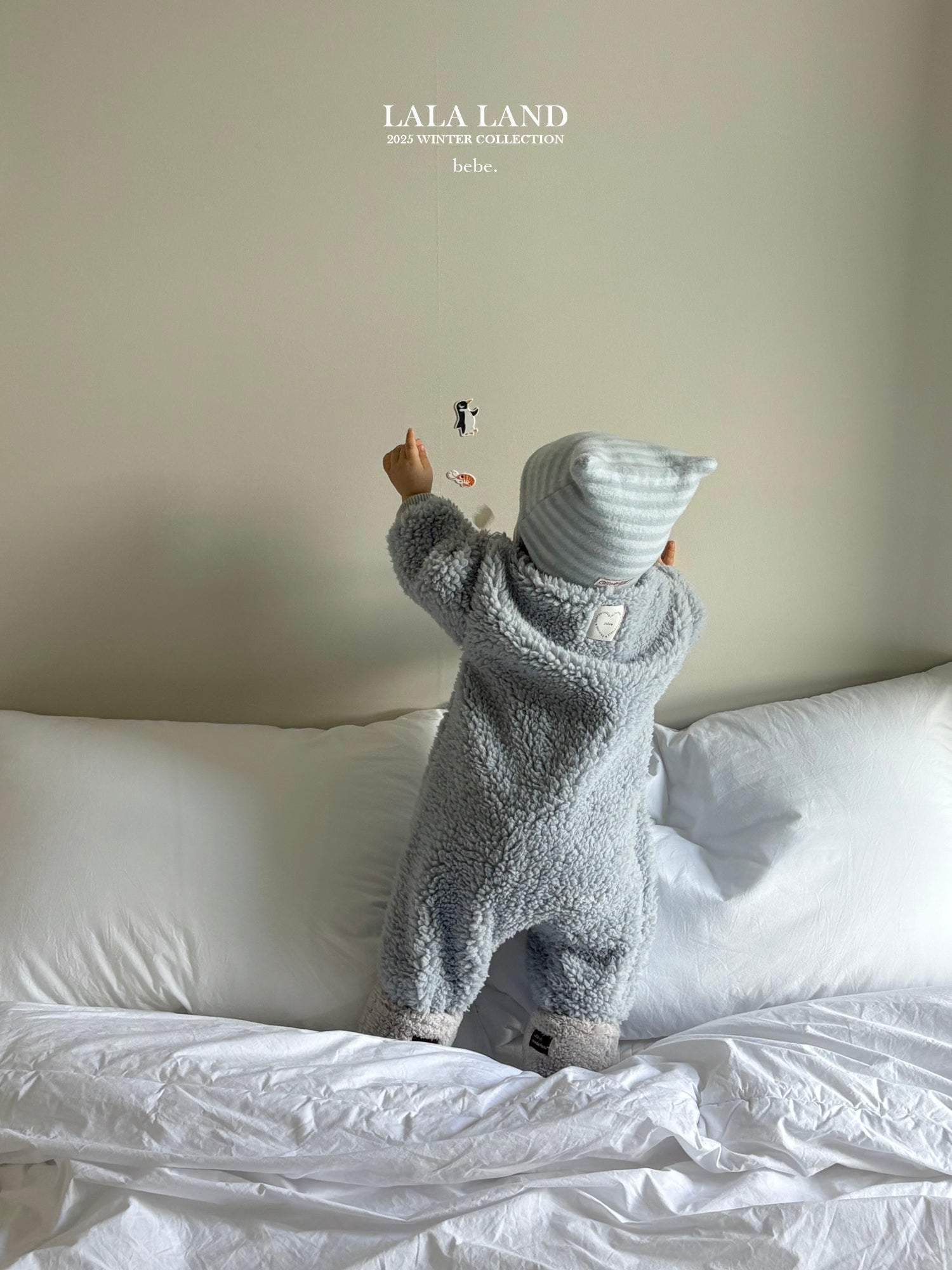 ［Lala land］Poodle zip suit (baby)