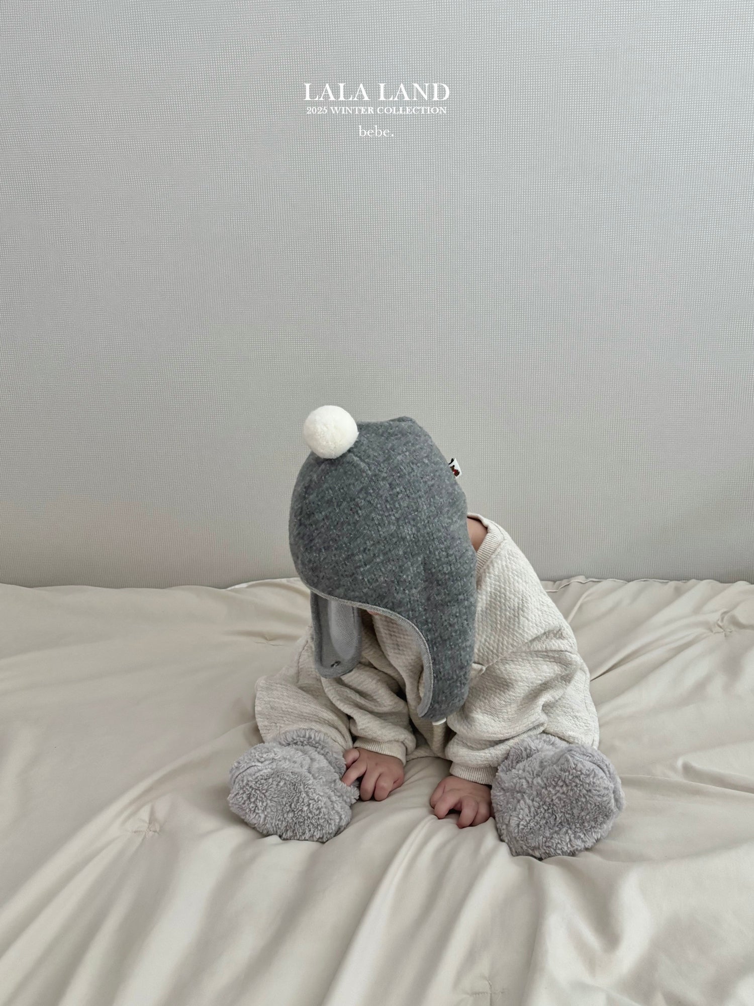 ［Lala land］Pompom bonnet (baby)