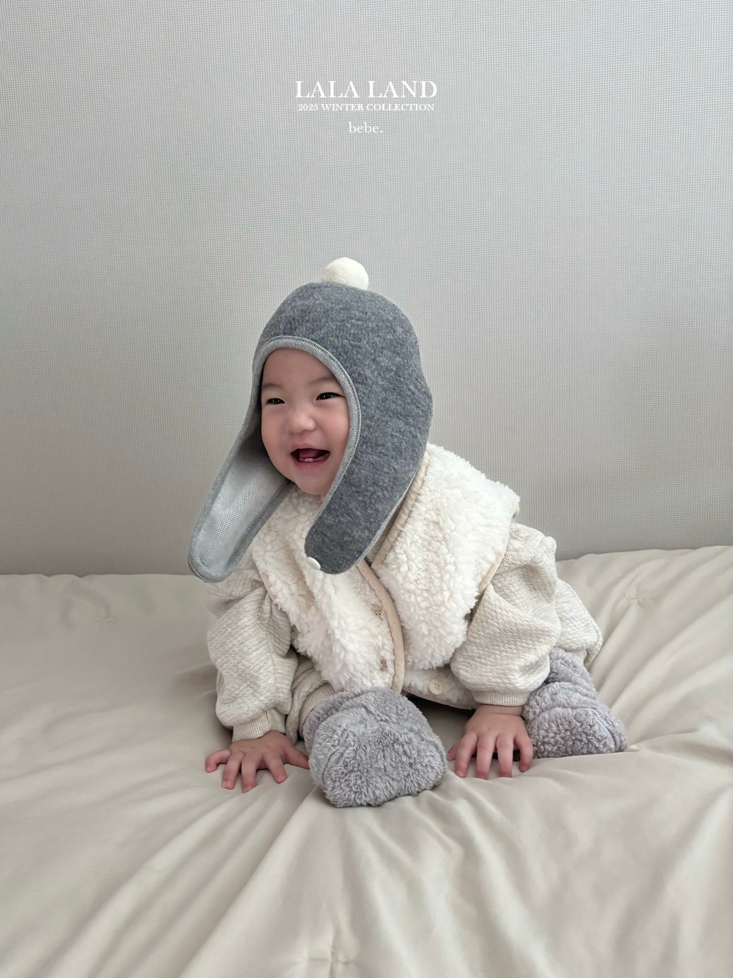 ［Lala land］Pompom bonnet (baby)