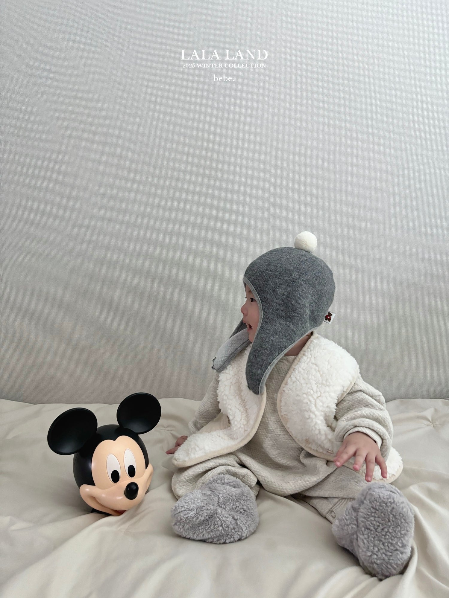 ［Lala land］Pompom bonnet (baby)