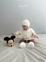 ［Lala land］Curly knit bonnet (baby)