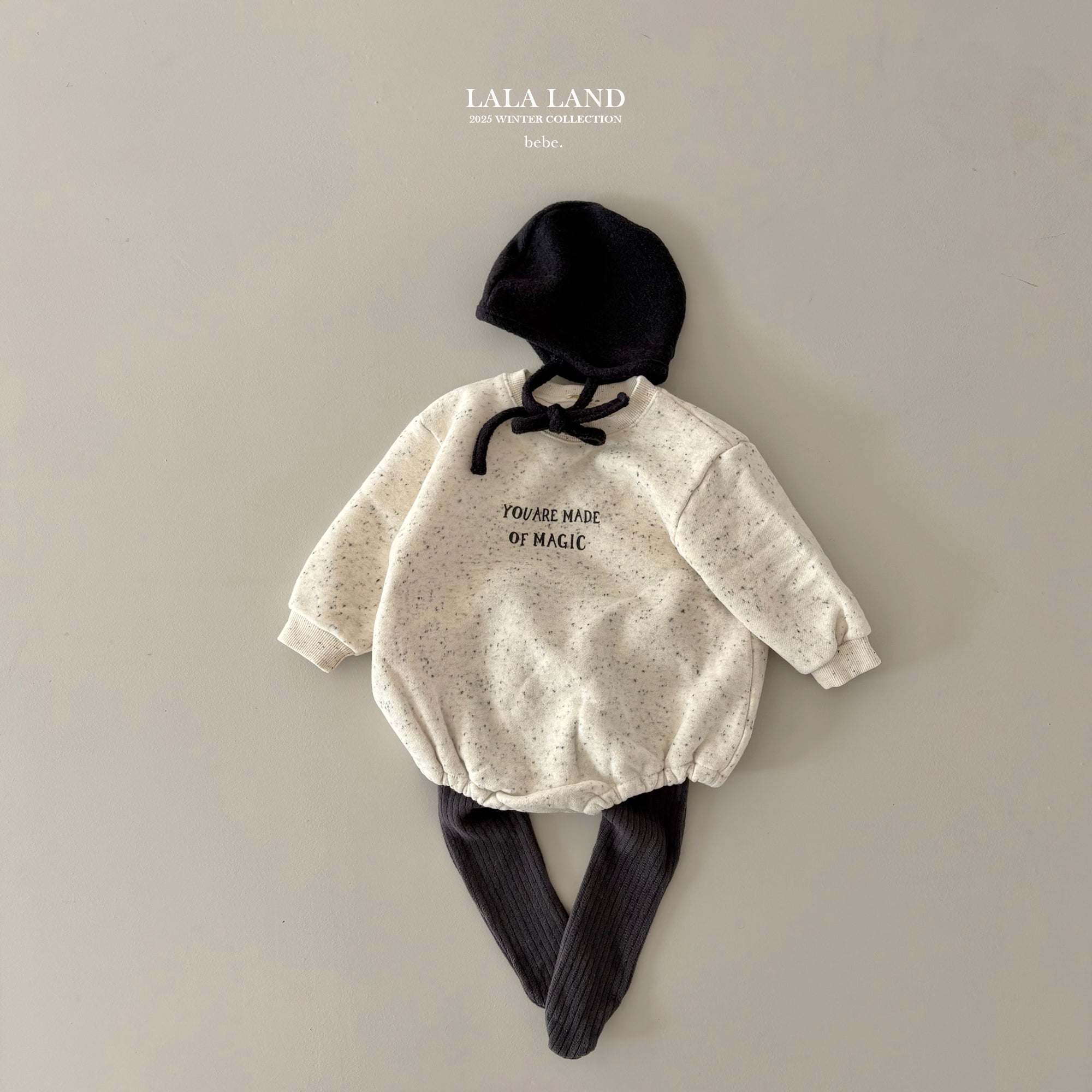 ［Lala land］Knit rib foot leggings (baby)