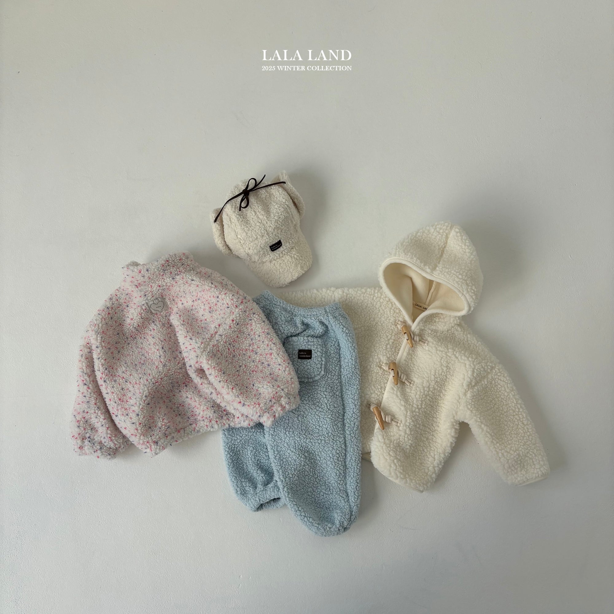 ［Lala land］Bear ear flap cap (kids)