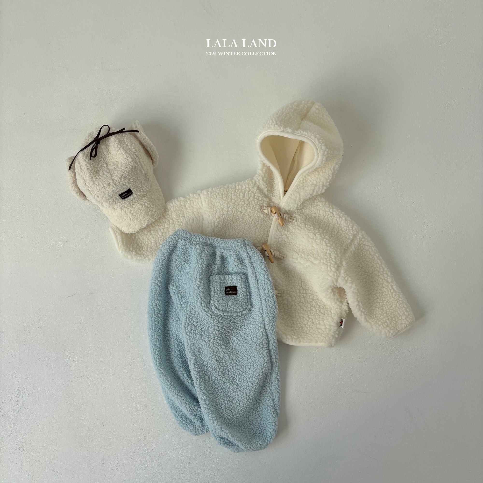 ［Lala land］Bear ear flap cap (kids)