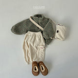 ［Lala land］Corduroy cargo jpgger pants (kids)