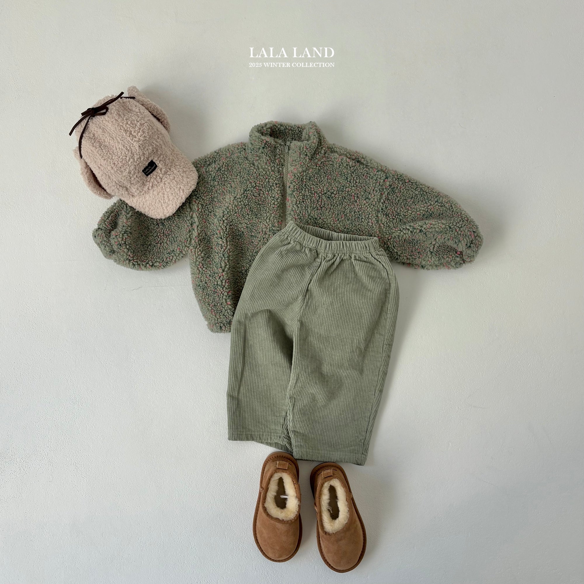 ［Lala land］Maicchu boa zip-up (kids)