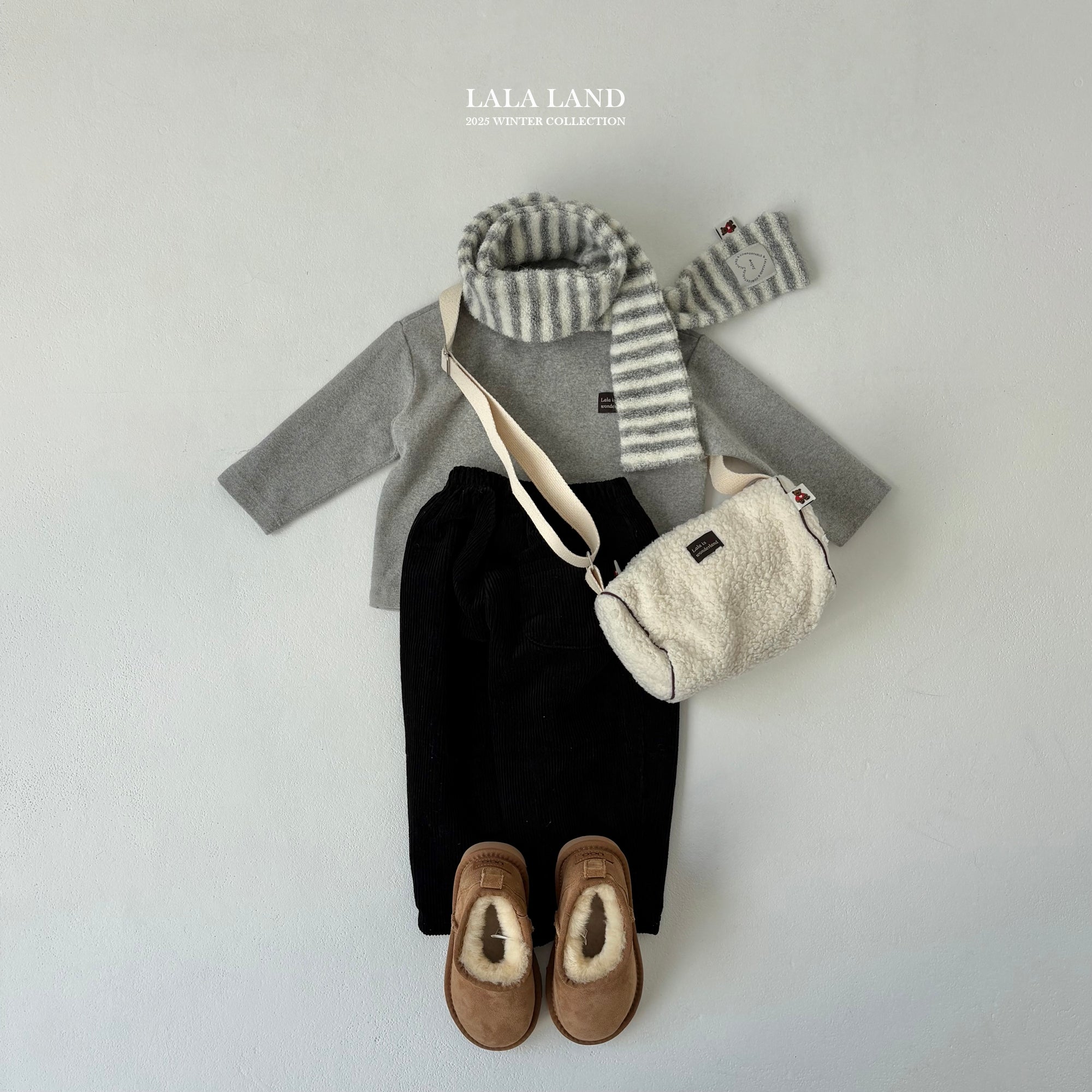 ［Lala land］Bear cross bag (kids)
