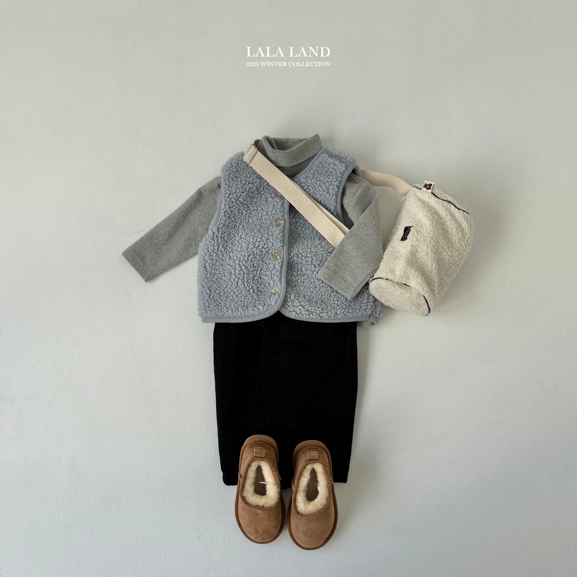 ［Lala land］Bear cross bag (kids)