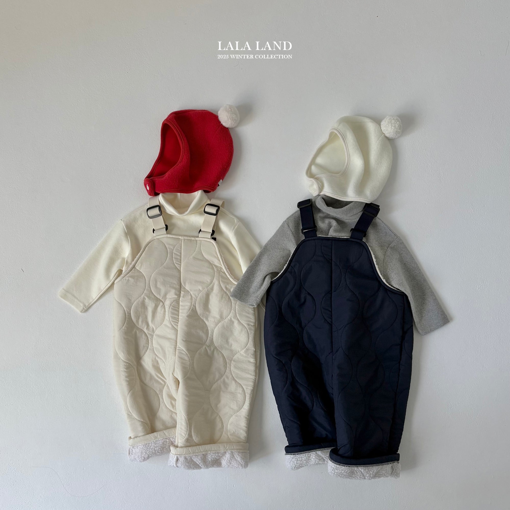 ［Lala land］Loose fit span turtleneck tee (kids)