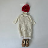 ［Lala land］Pompom ear flap beanie