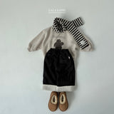 ［Lala land］Bear denim pants