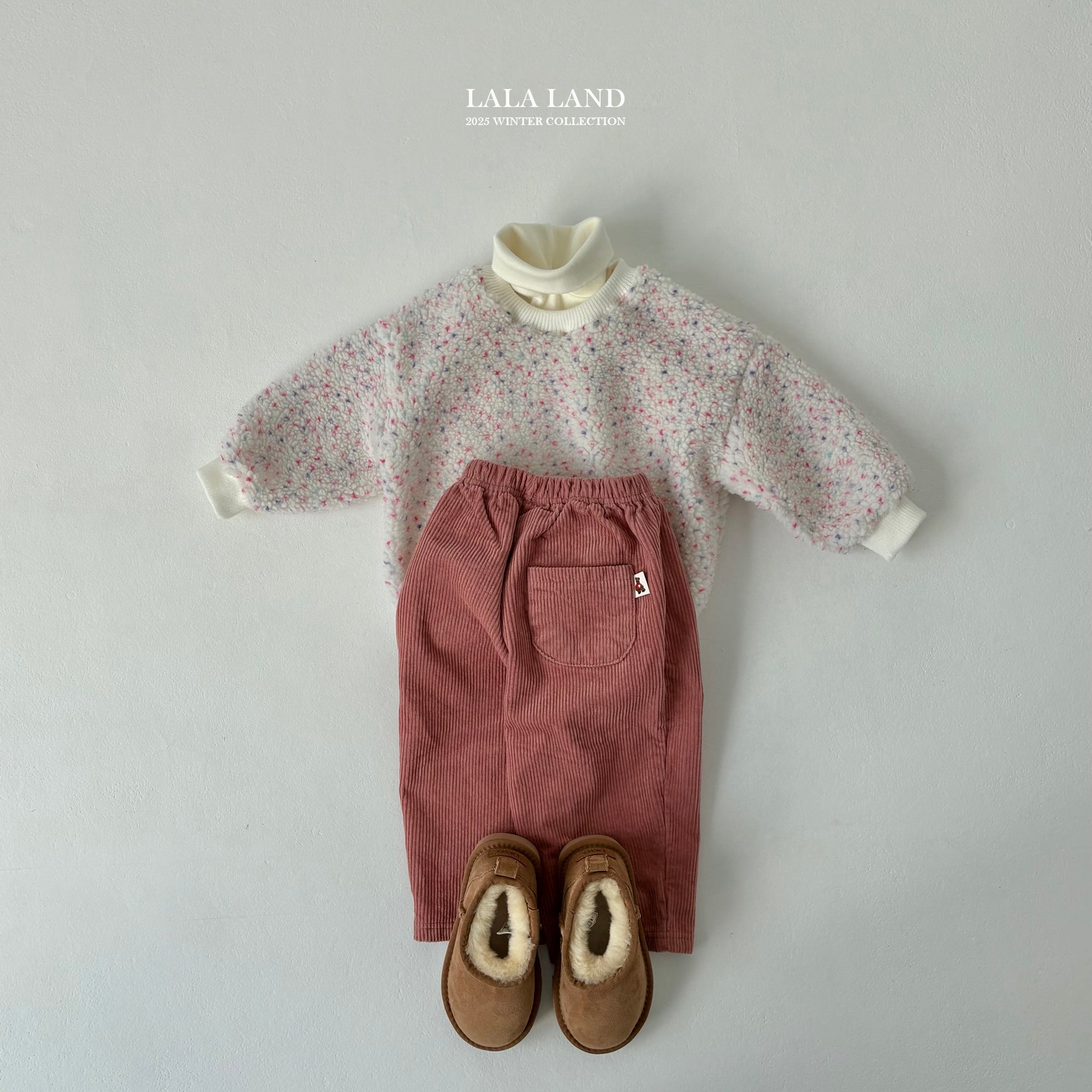［Lala land］Corduroy warm pants (kids)