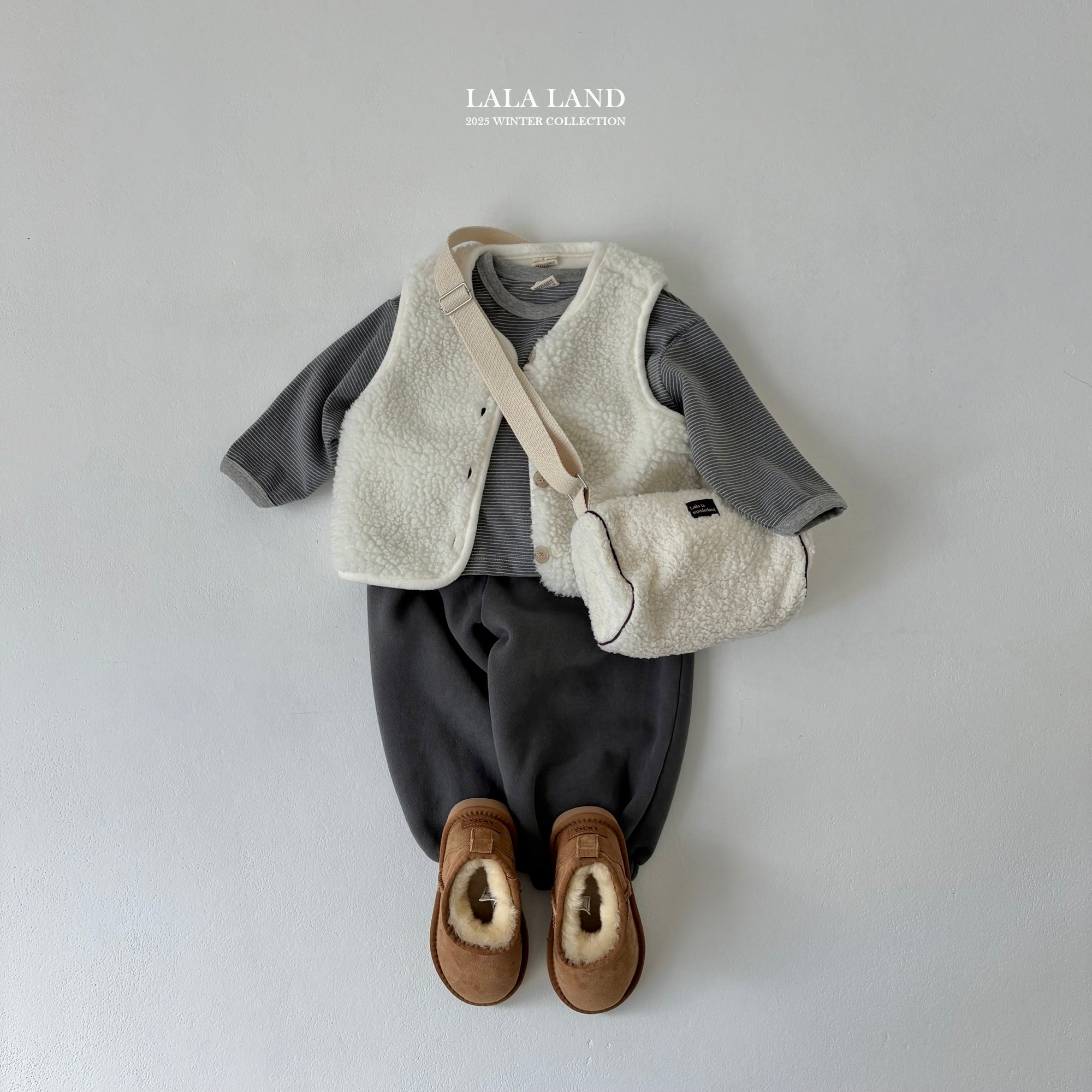 ［Lala land］Bear cross bag (kids)