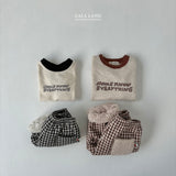 ［Lala land］Check boa pants (baby)