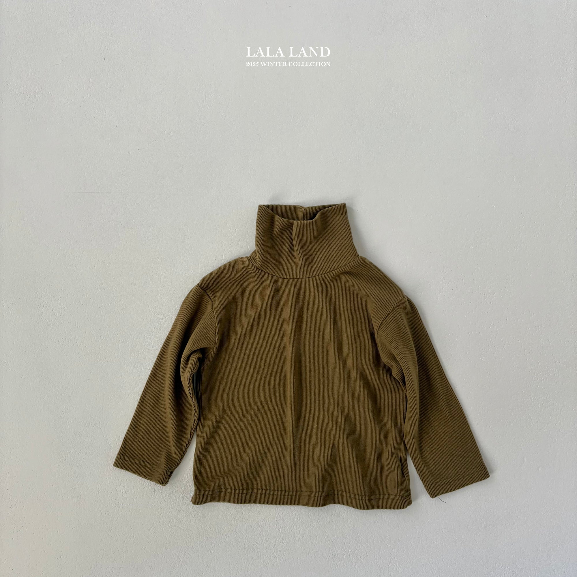 ［Lala land］Inner turtleneck tee