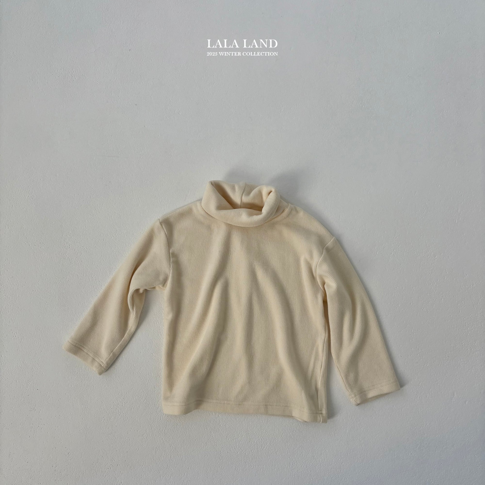 ［Lala land］Inner turtleneck tee