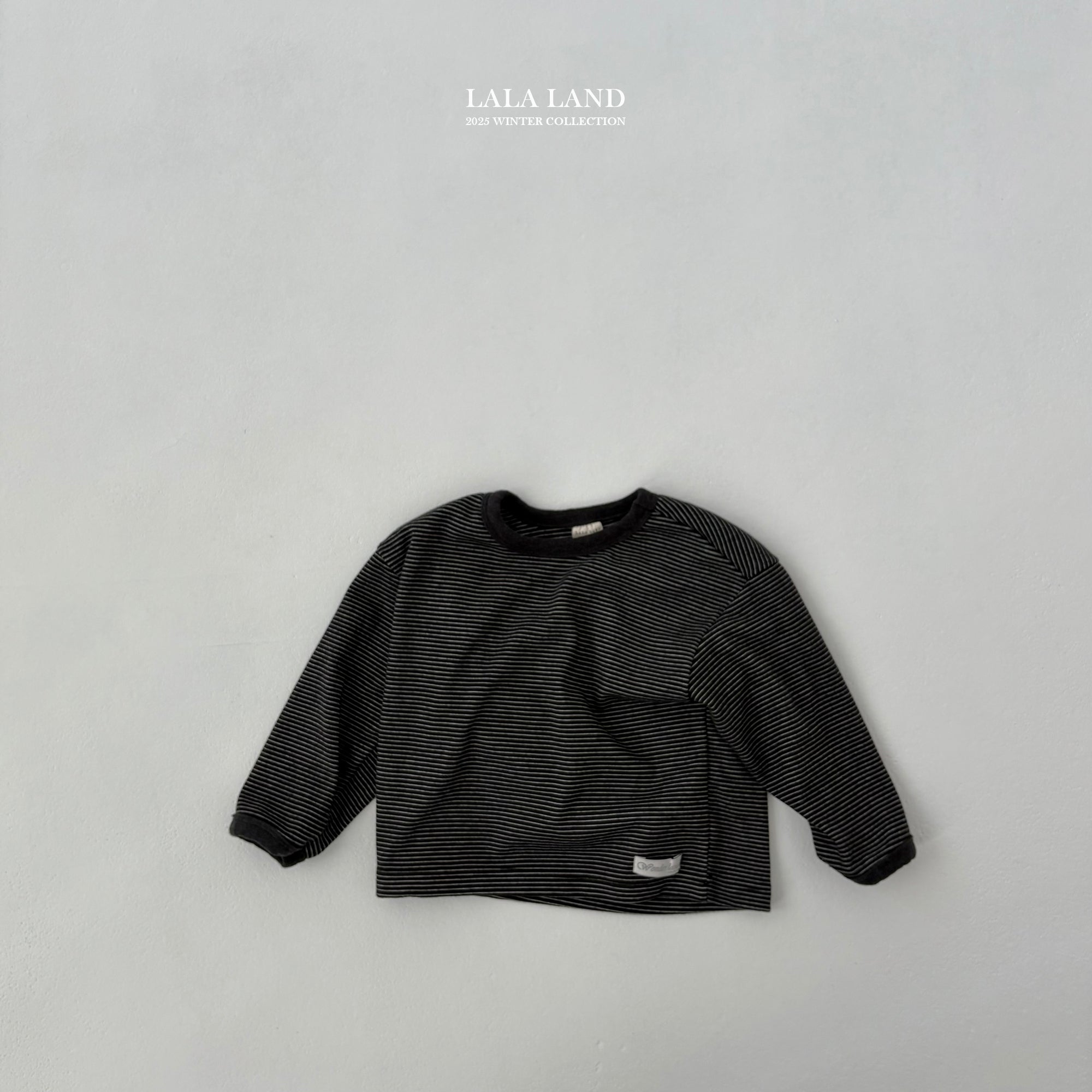 ［Lala land］Stripe loose tee (kids)