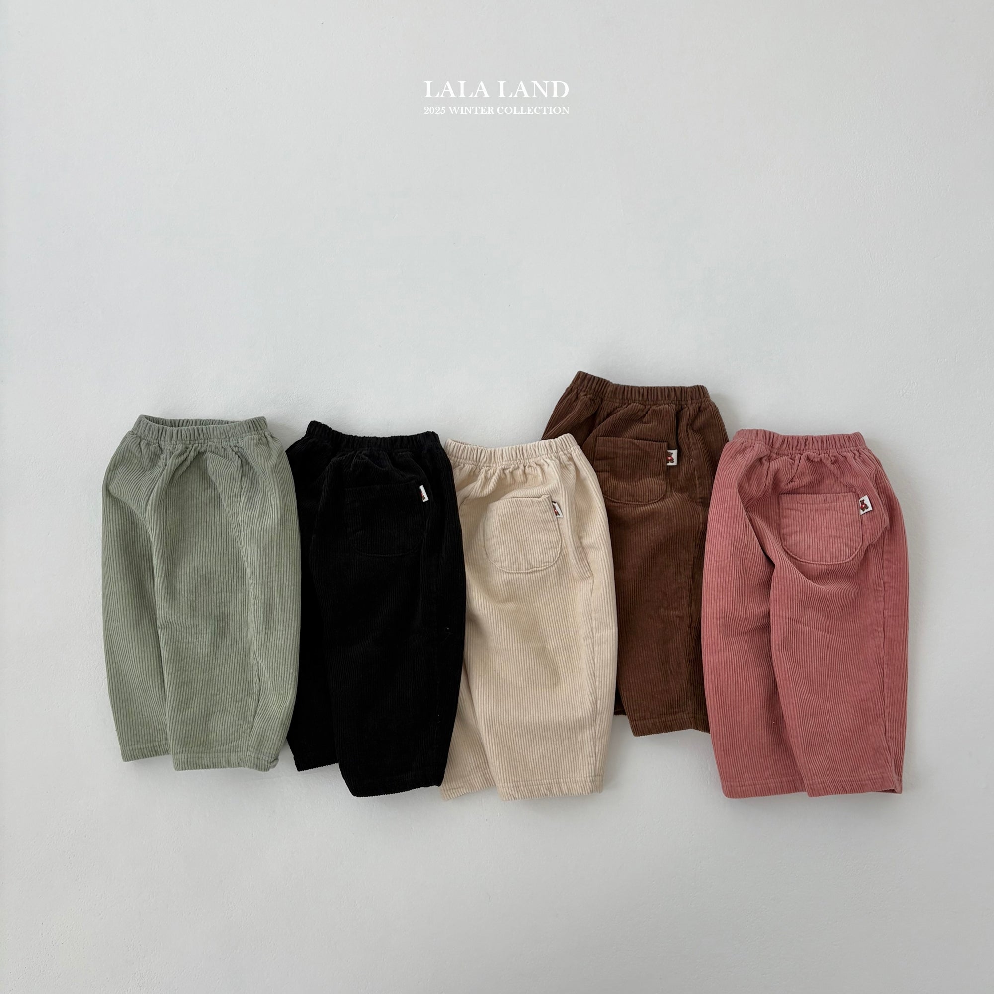 ［Lala land］Corduroy warm pants (kids)