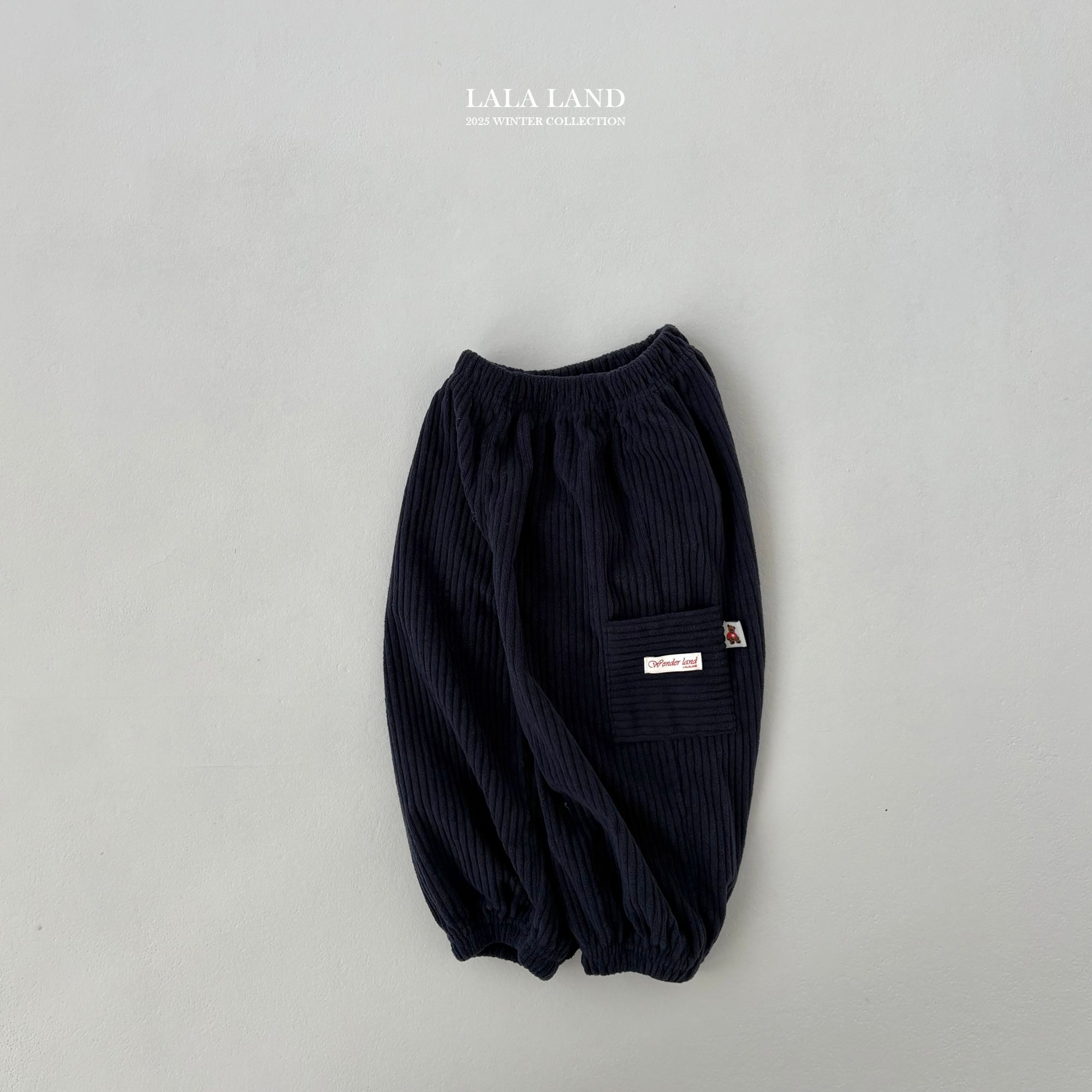 ［Lala land］Corduroy cargo jpgger pants (kids)