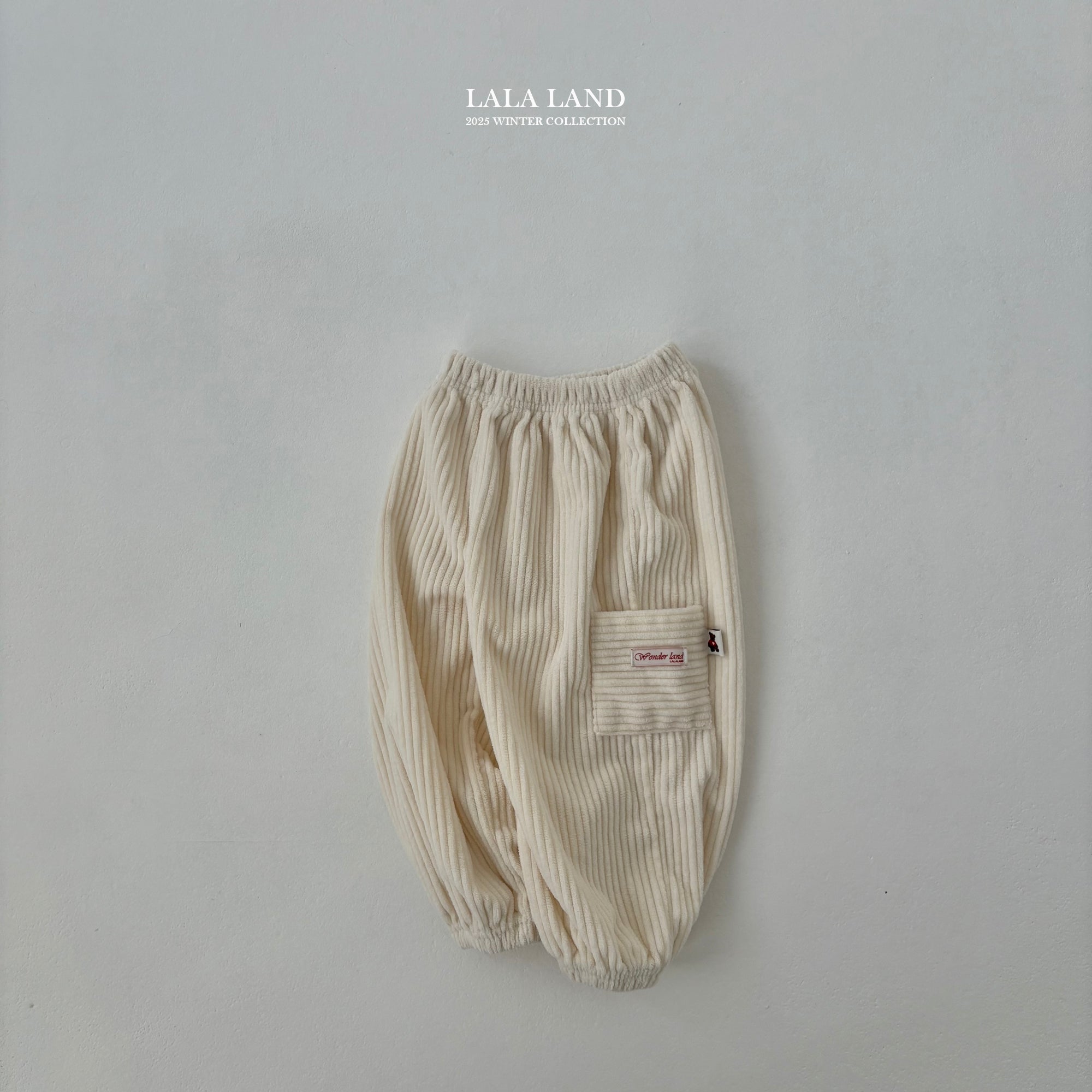 ［Lala land］Corduroy cargo jpgger pants (kids)
