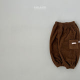［Lala land］Corduroy cargo jpgger pants (kids)