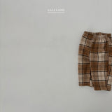 ［Lala land］Baguette check pants (kids)