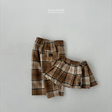 ［Lala land］Baguette check skirt (kids)