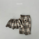 ［Lala land］Baguette check skirt (kids)