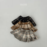 ［Lala land］Baguette check skirt (kids)