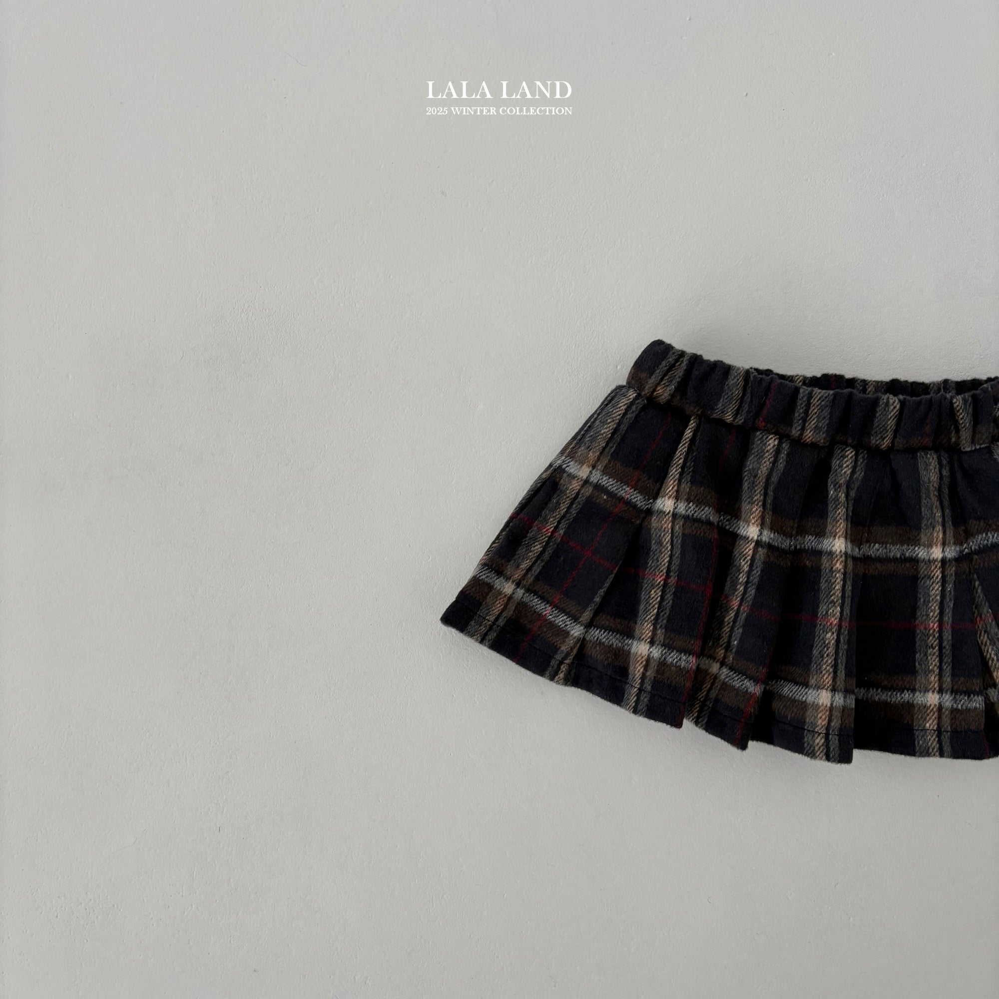 ［Lala land］Baguette check skirt (kids)