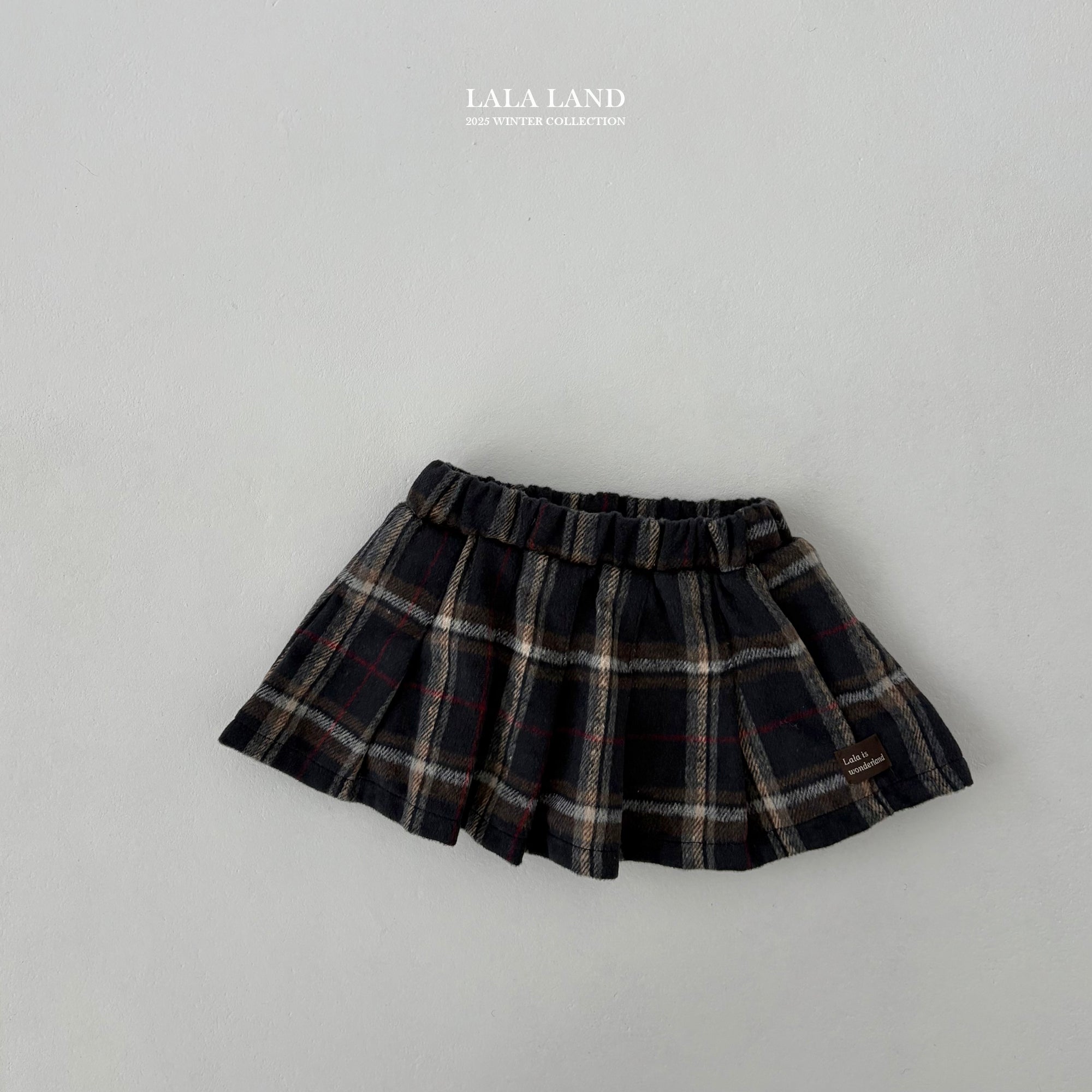 ［Lala land］Baguette check skirt (kids)