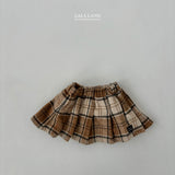 ［Lala land］Baguette check skirt (kids)