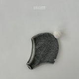 ［Lala land］Pompom ear flap beanie