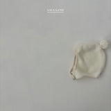 ［Lala land］Pompom ear flap beanie