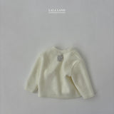 ［Lala land］Pompom rib cardigan (kids)