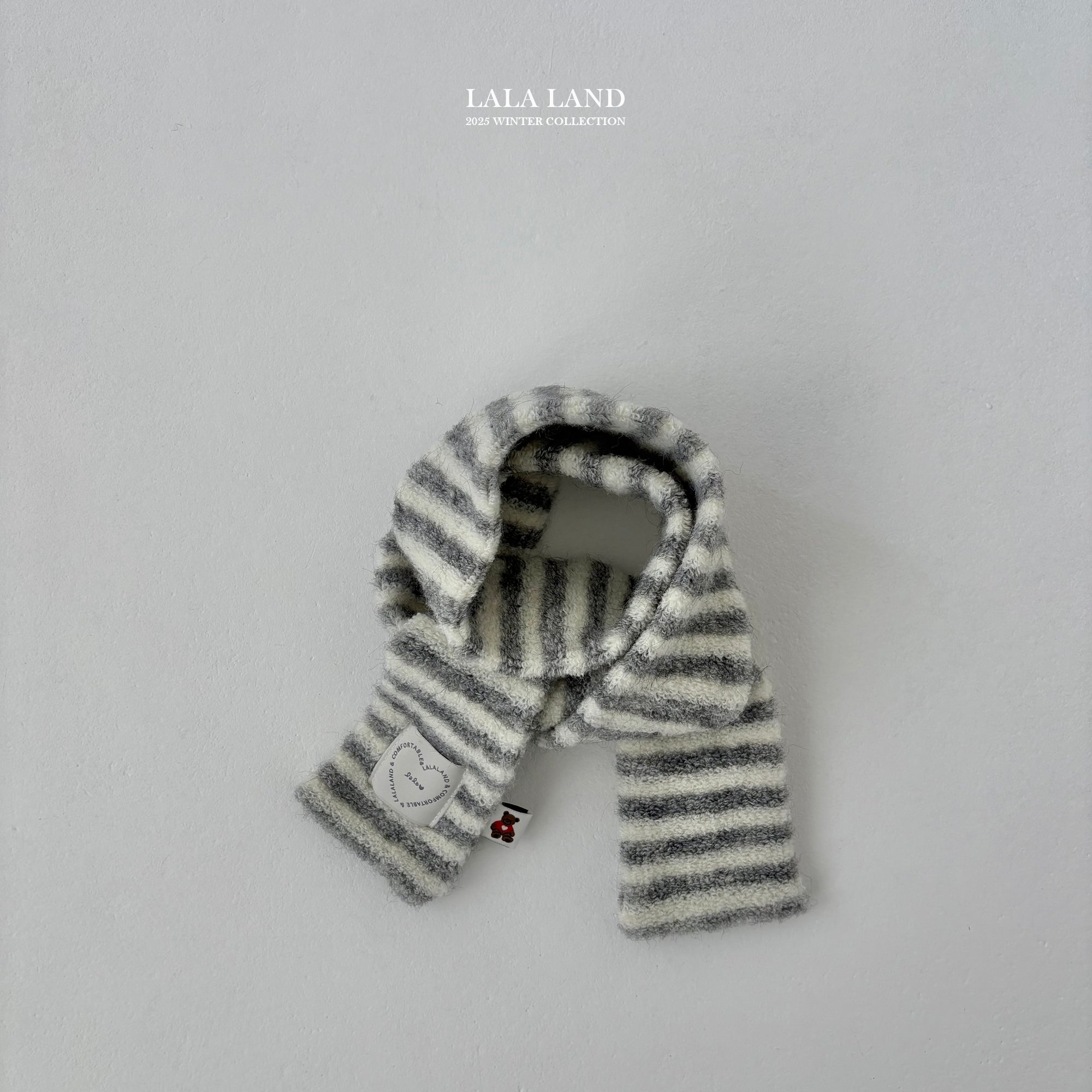 ［Lala land］Stripe muffler (kids)